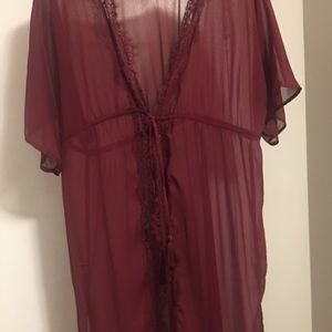 Sheer robe